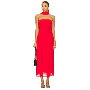 strapless satin sculpt maxi dress Kara Strapless Maxi Dress - Olive